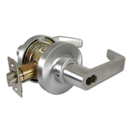 Marks Usa Grade 2 Cylindrical Lock, S-Classroom, 175 Lever, Satin Chrome, 2-3/4 Inch Backset, SFIC Less 175RS-26D